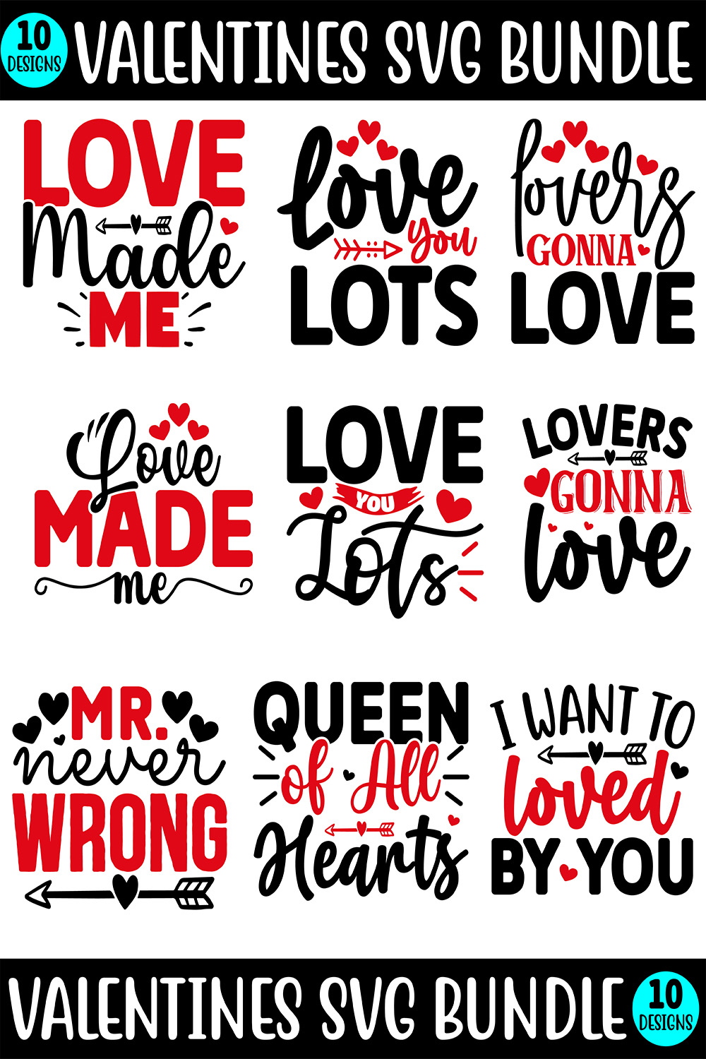 Valentines SVG Bundle T-shirt Pinterest.