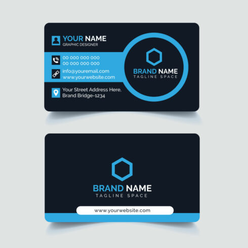 Business Card Template Design preview.