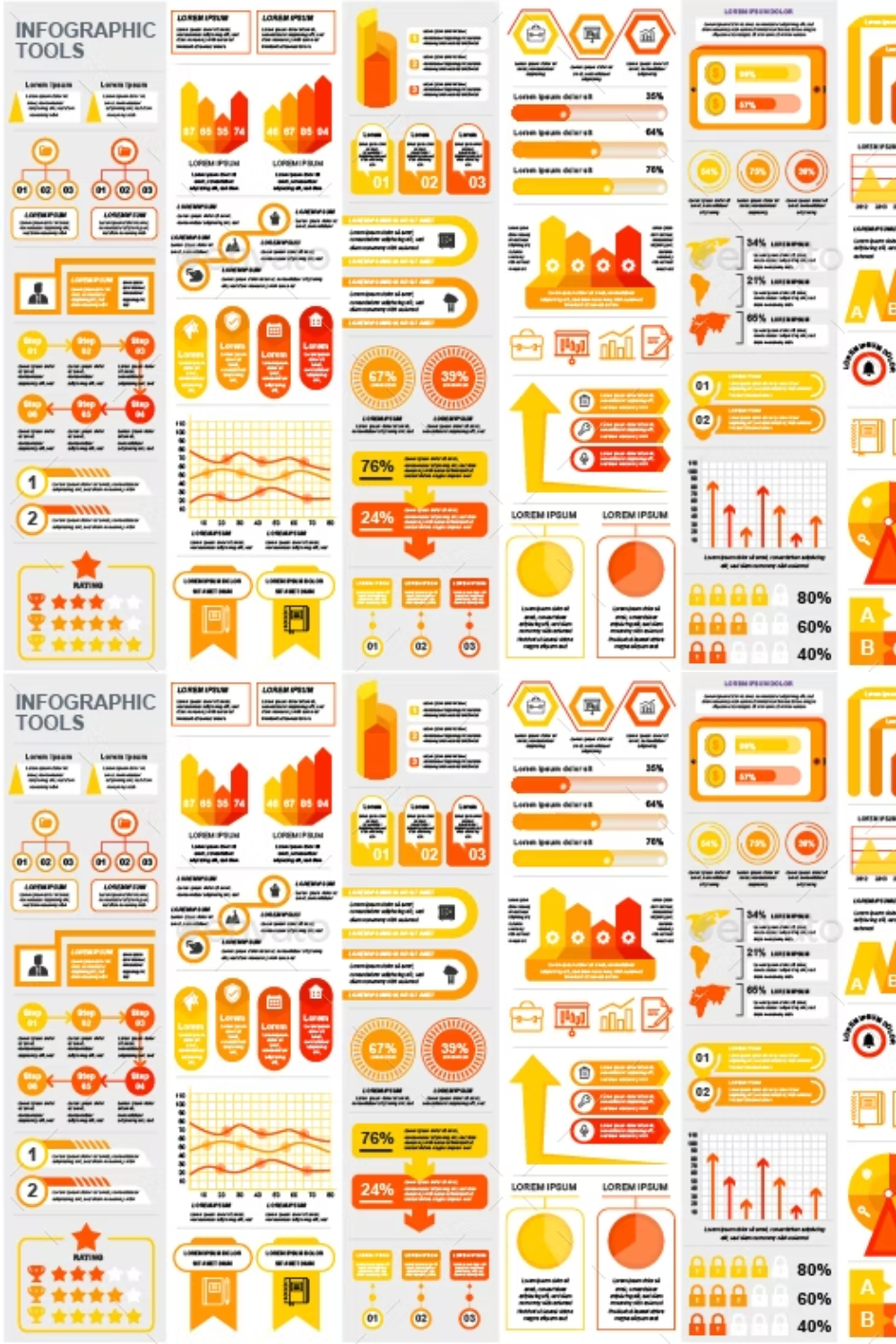 Business Infographics Pinterest Cover.