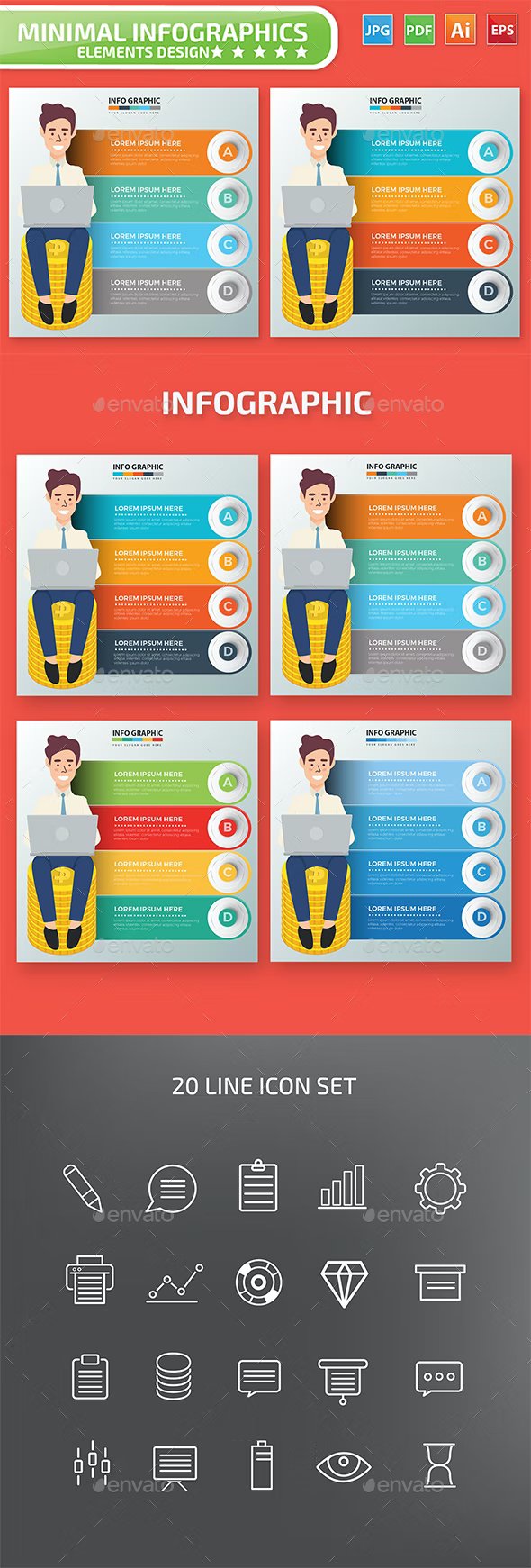 businessman infographic design 2 688