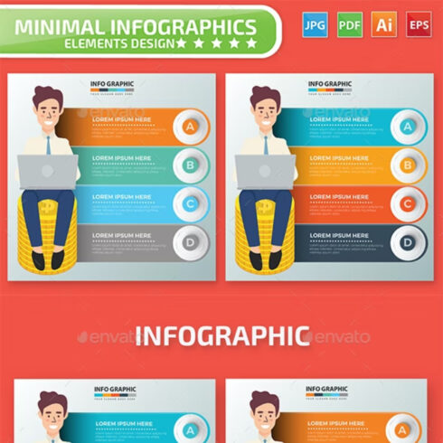 Businessman Infographic Design Main Cover.