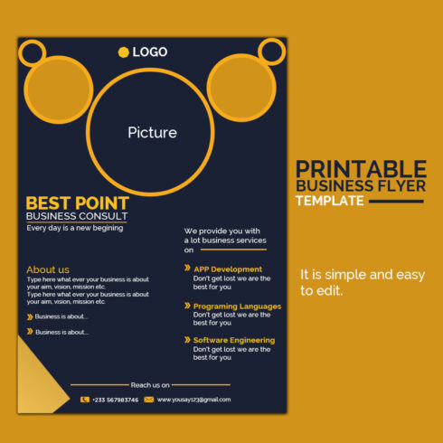 Business Flyer Template main cover.