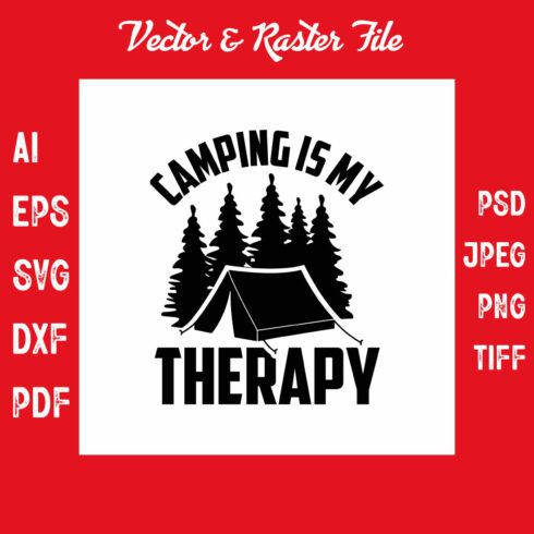 camping is my therapy t shirt retro camping shirts camp life shirt camping lover shirt 991