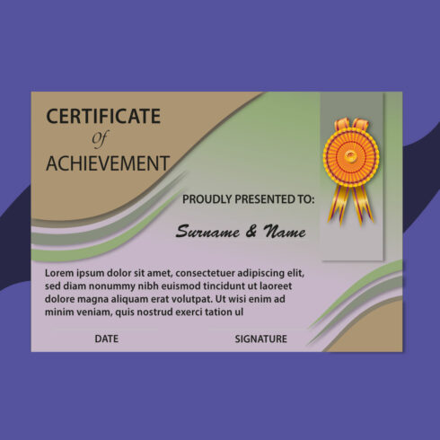 Certificate for Courses and Events main cover.