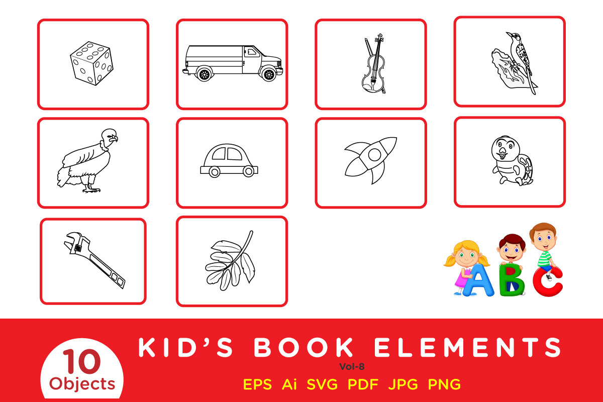 Kids Book Elements Vol-8 preview image.