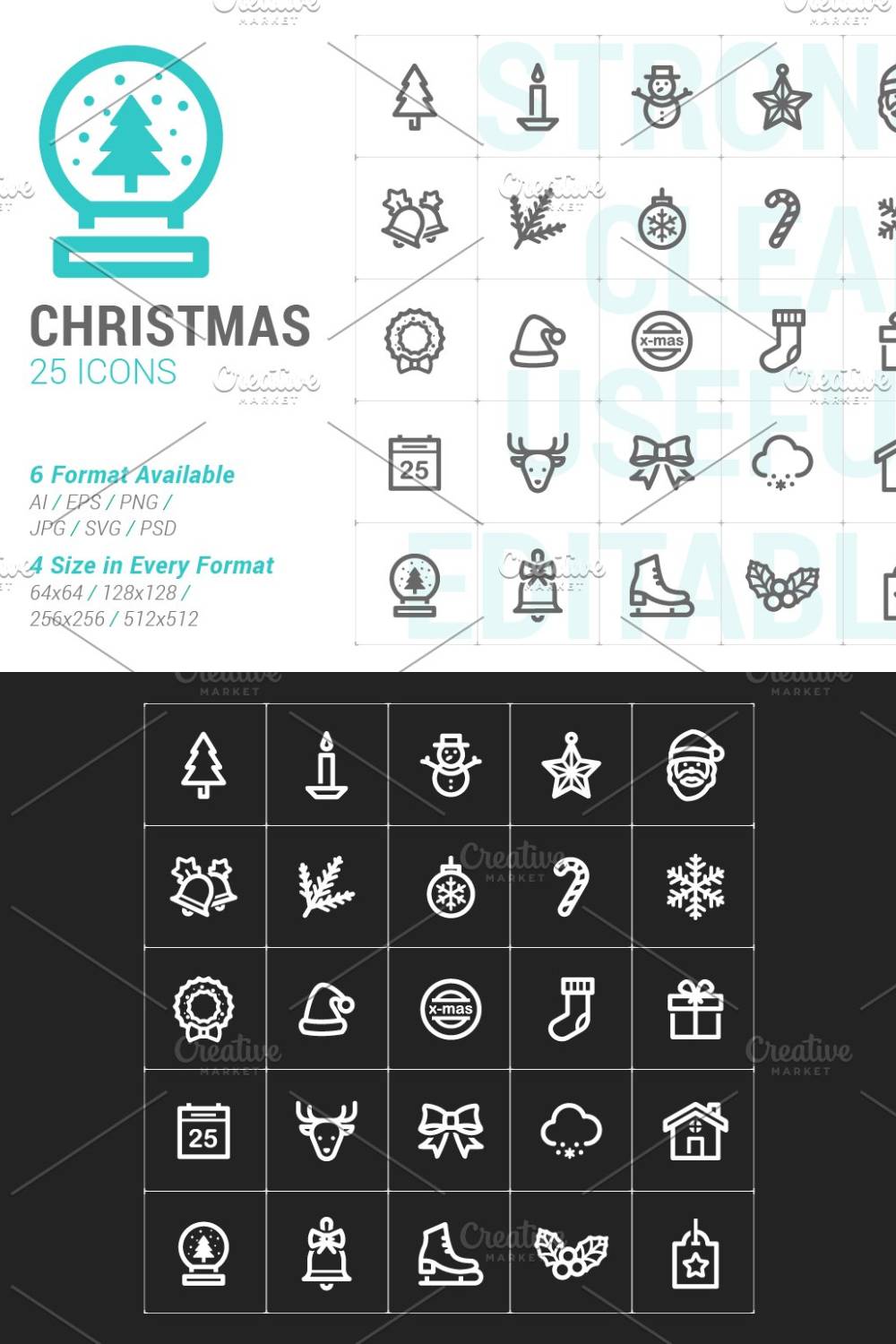 Christmas Mini Icon Pinterest Cover.