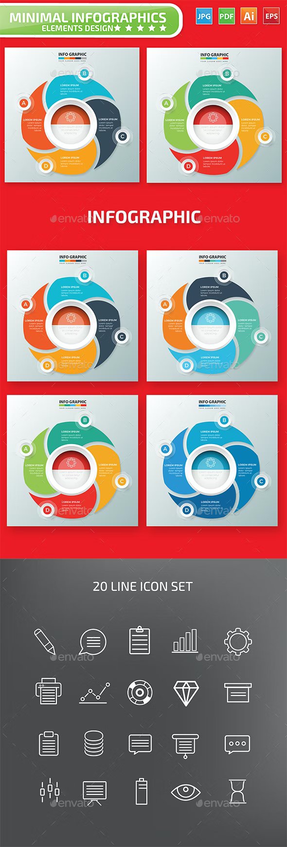 circle infographic design 669