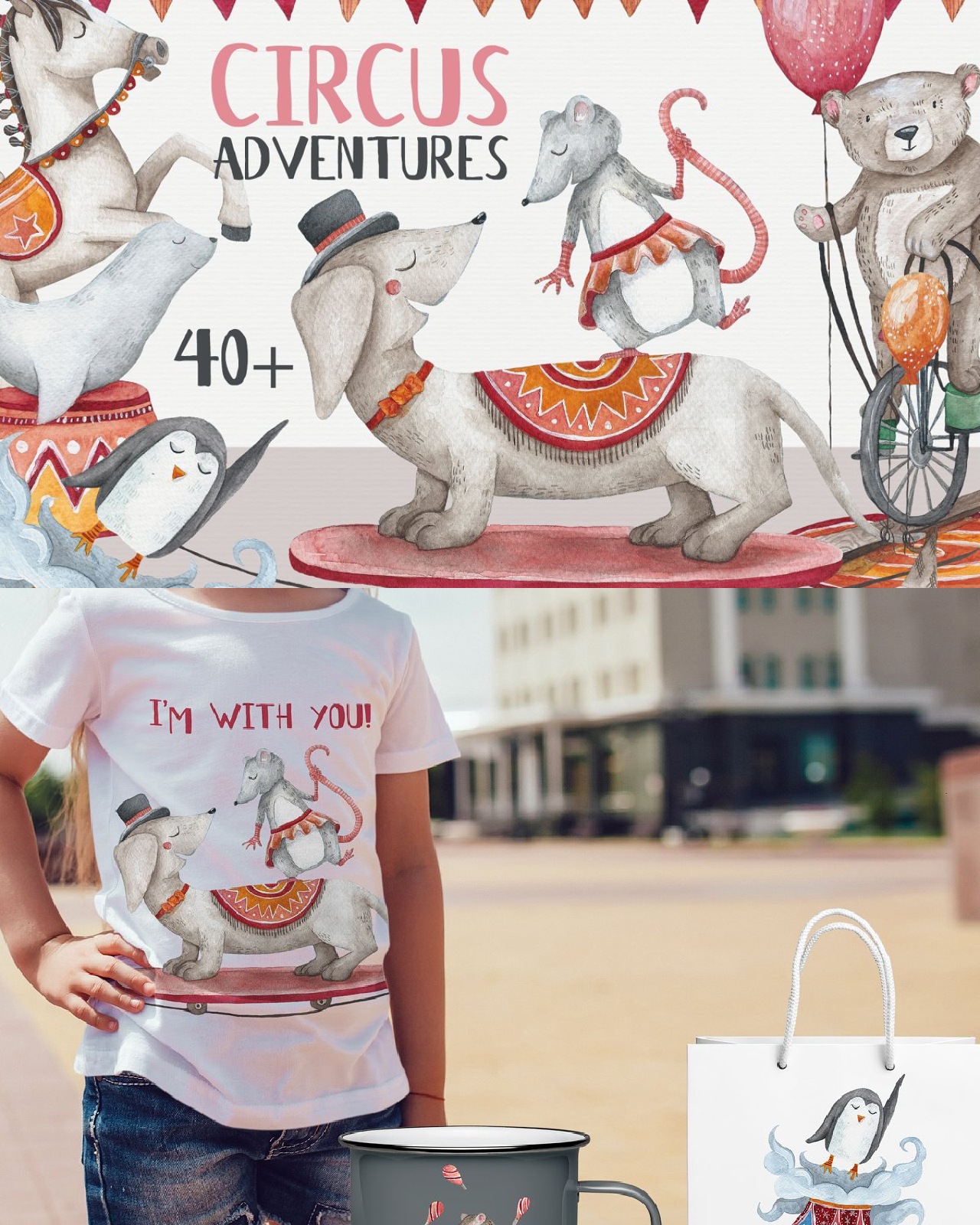 Circus adventures graphics pinterest image preview.