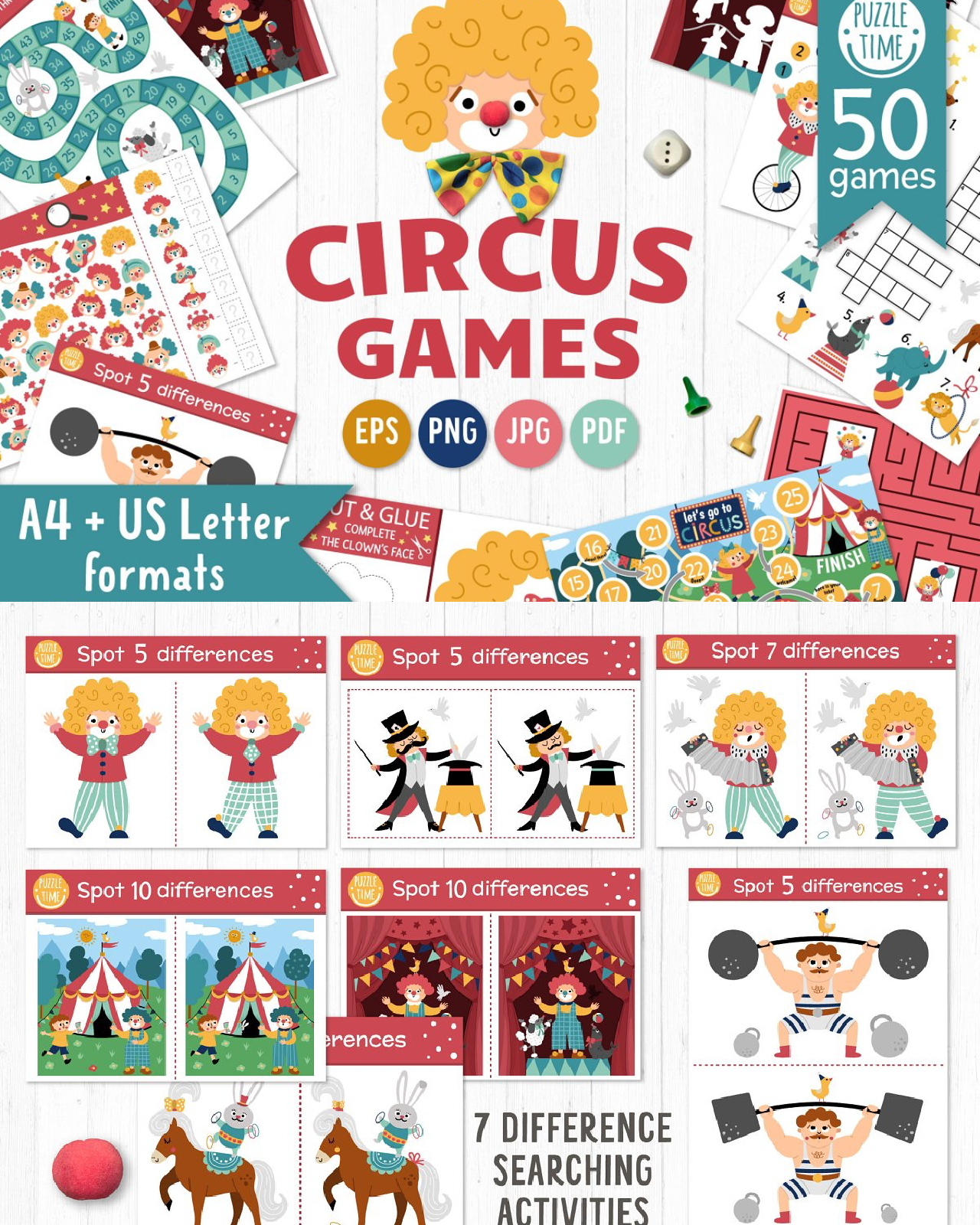 Circus games and activities for kids pinterest image preview