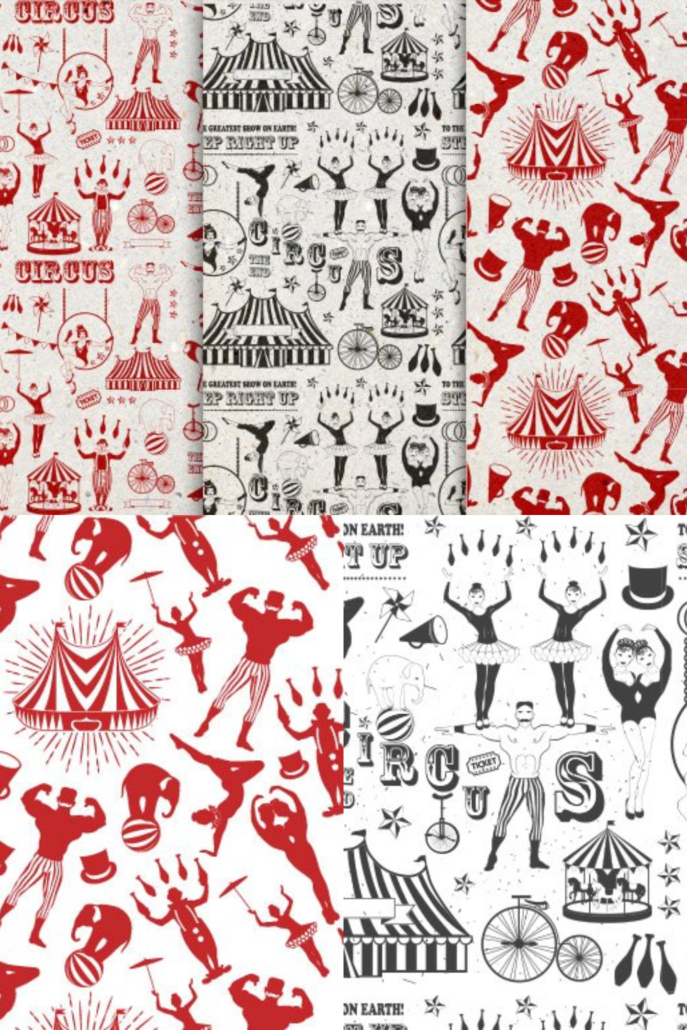 Circus Pattern - Pinterest.