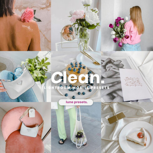 Clean Lightroom Presets cover image.