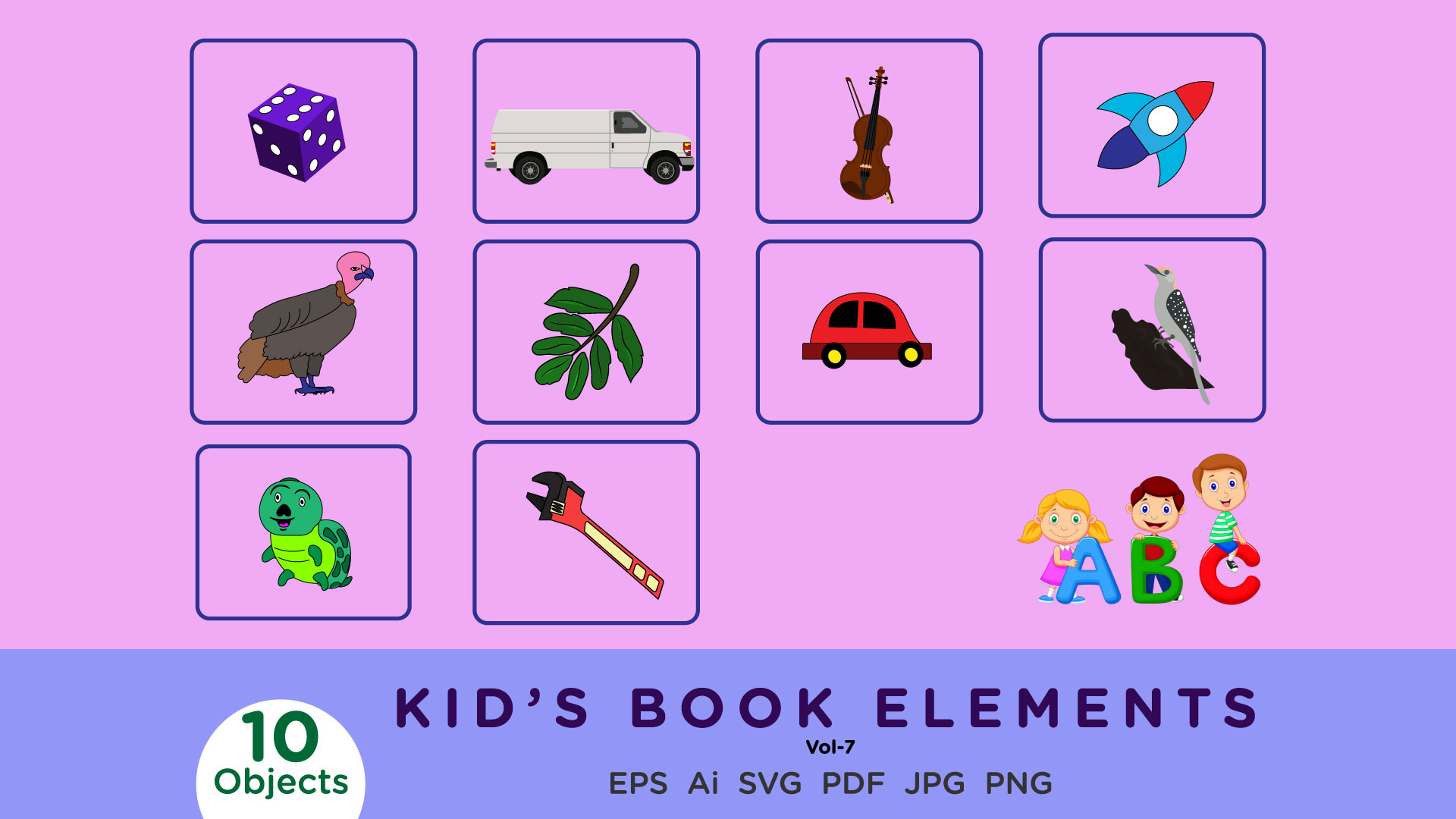 Kids Book Elements Vol-7 cover image.