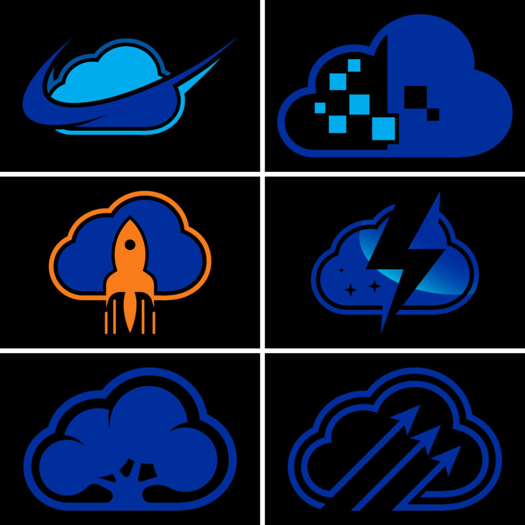 Cloud Computing Provider Service Logo - MasterBundles