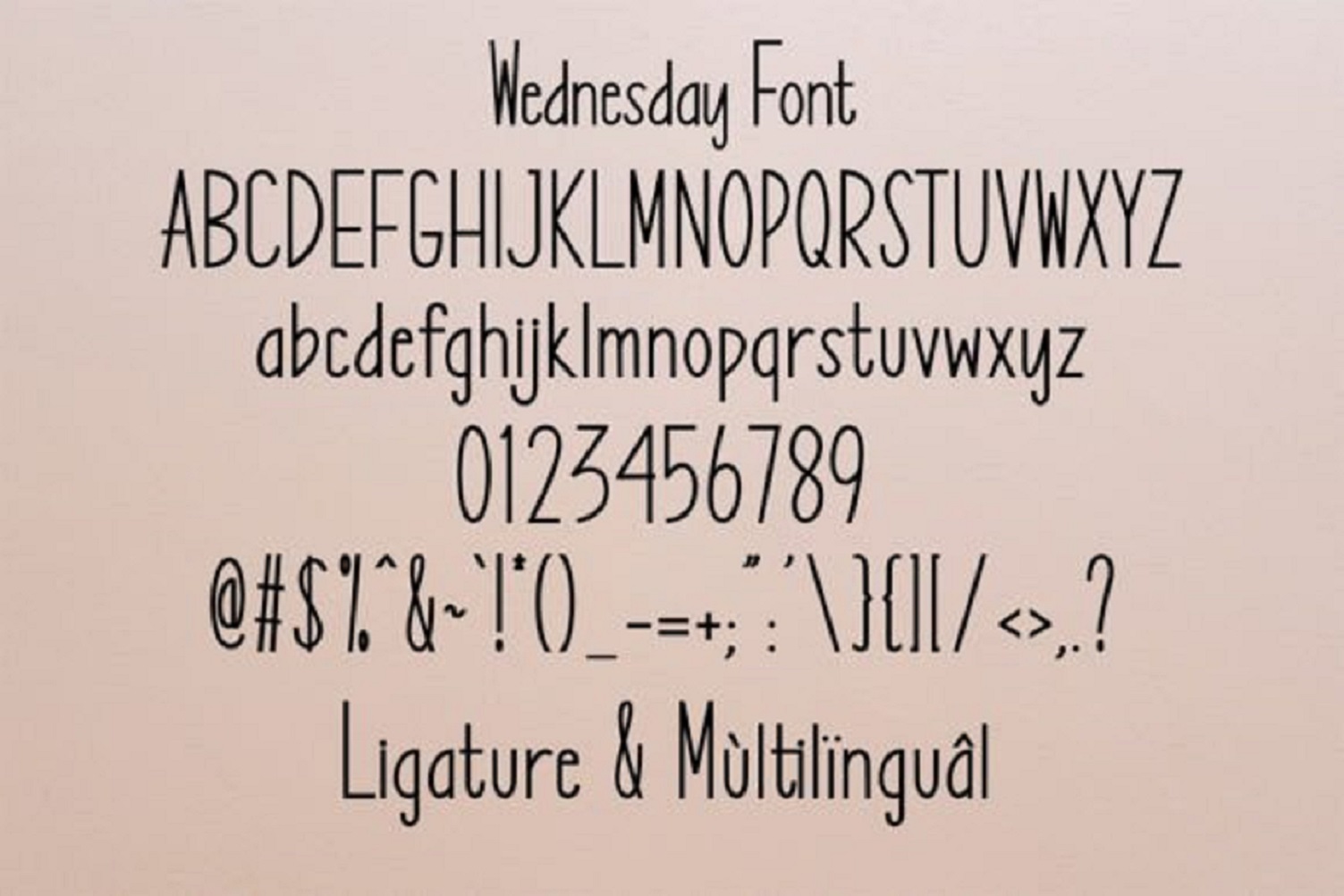 Wednesday Font » Fonts Max