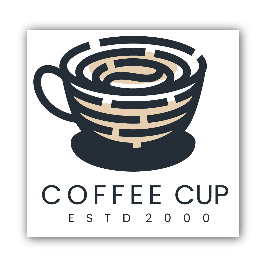 Coffee Cup Logo Design main cover.