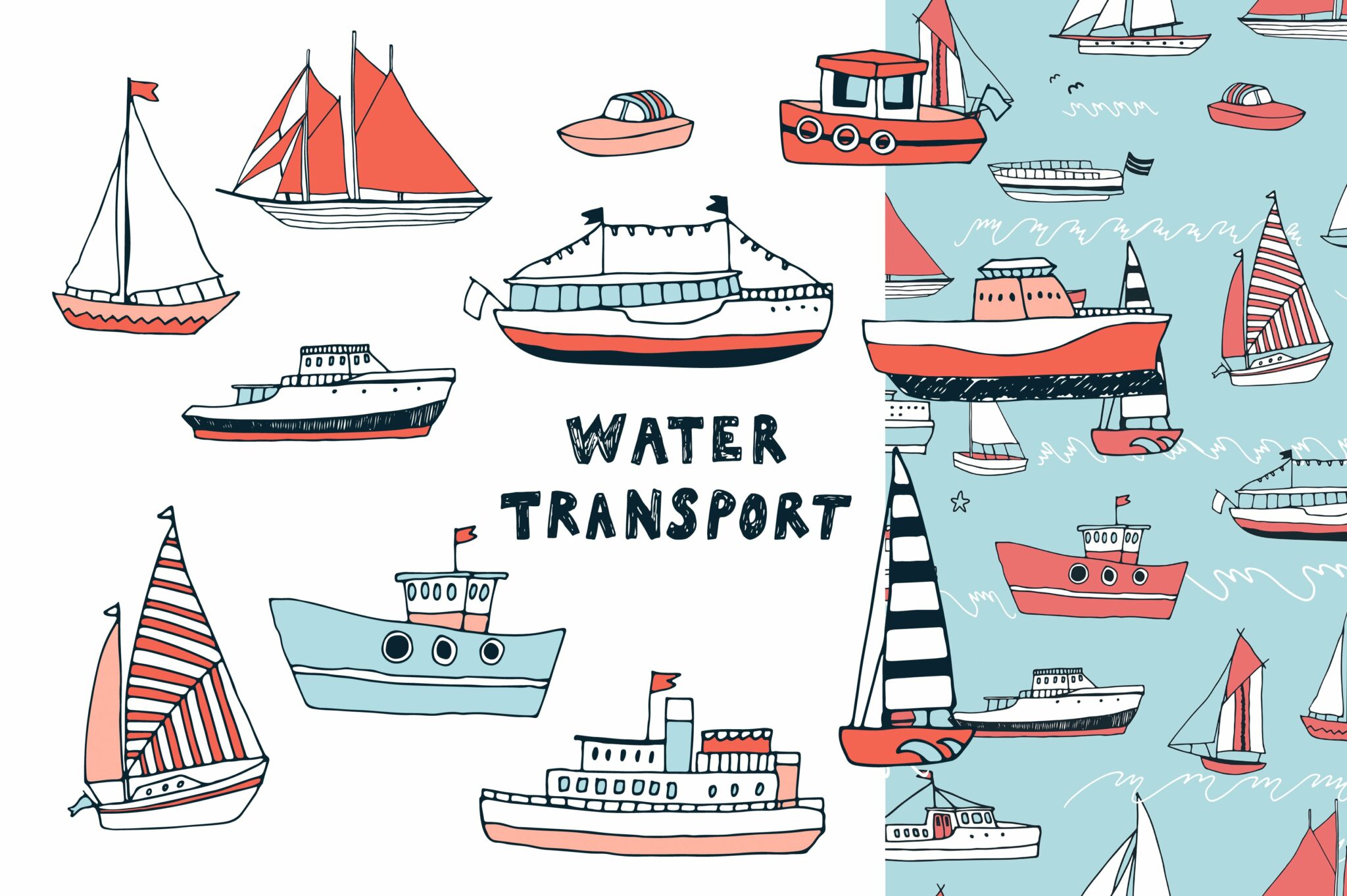 Water Transport – MasterBundles