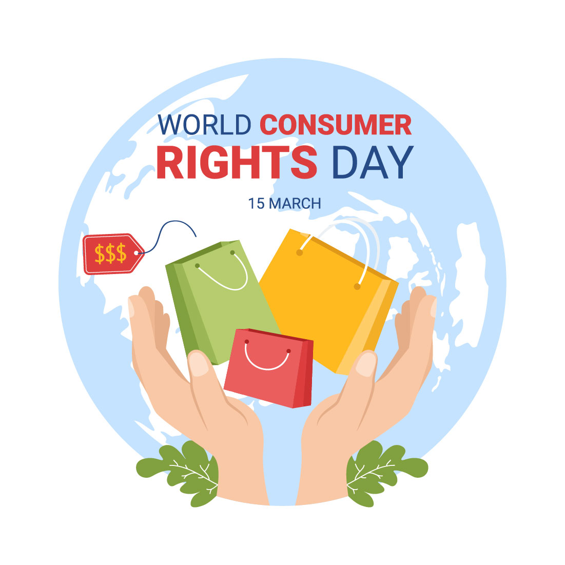 Consumer Rights Day Illustration cover image.