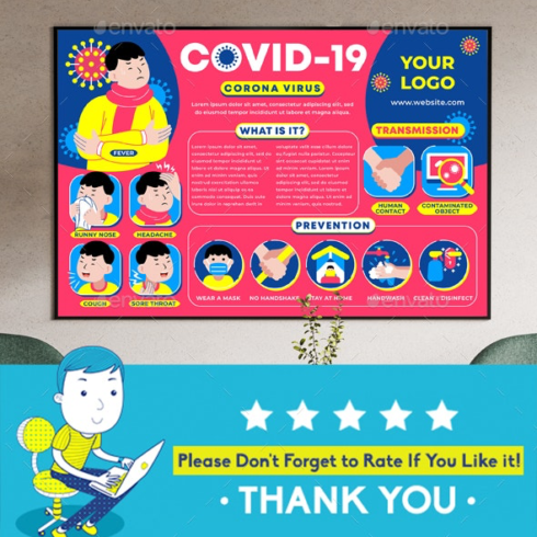 Covid 19 infographic main cover.