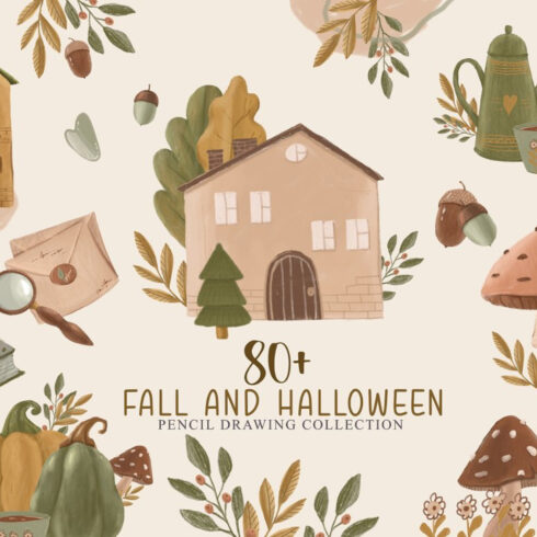 Cute Fall And Thanksgiving Clipart.