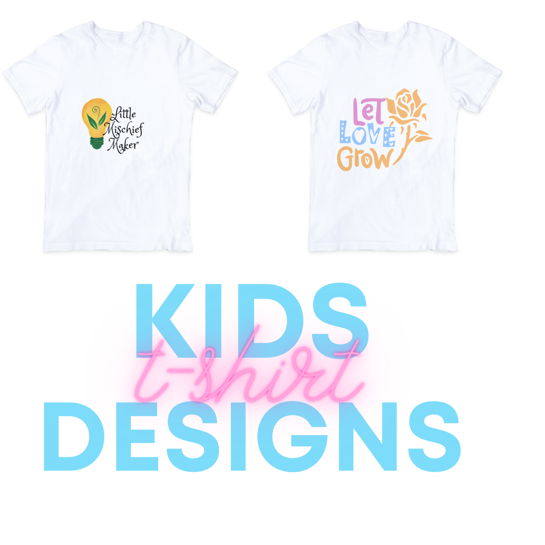 Kids T-shirt Designs main image.