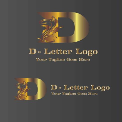 D - Letter logo Design Template main cover.