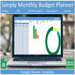 Simple Daily Spending Budgeting Template - MasterBundles