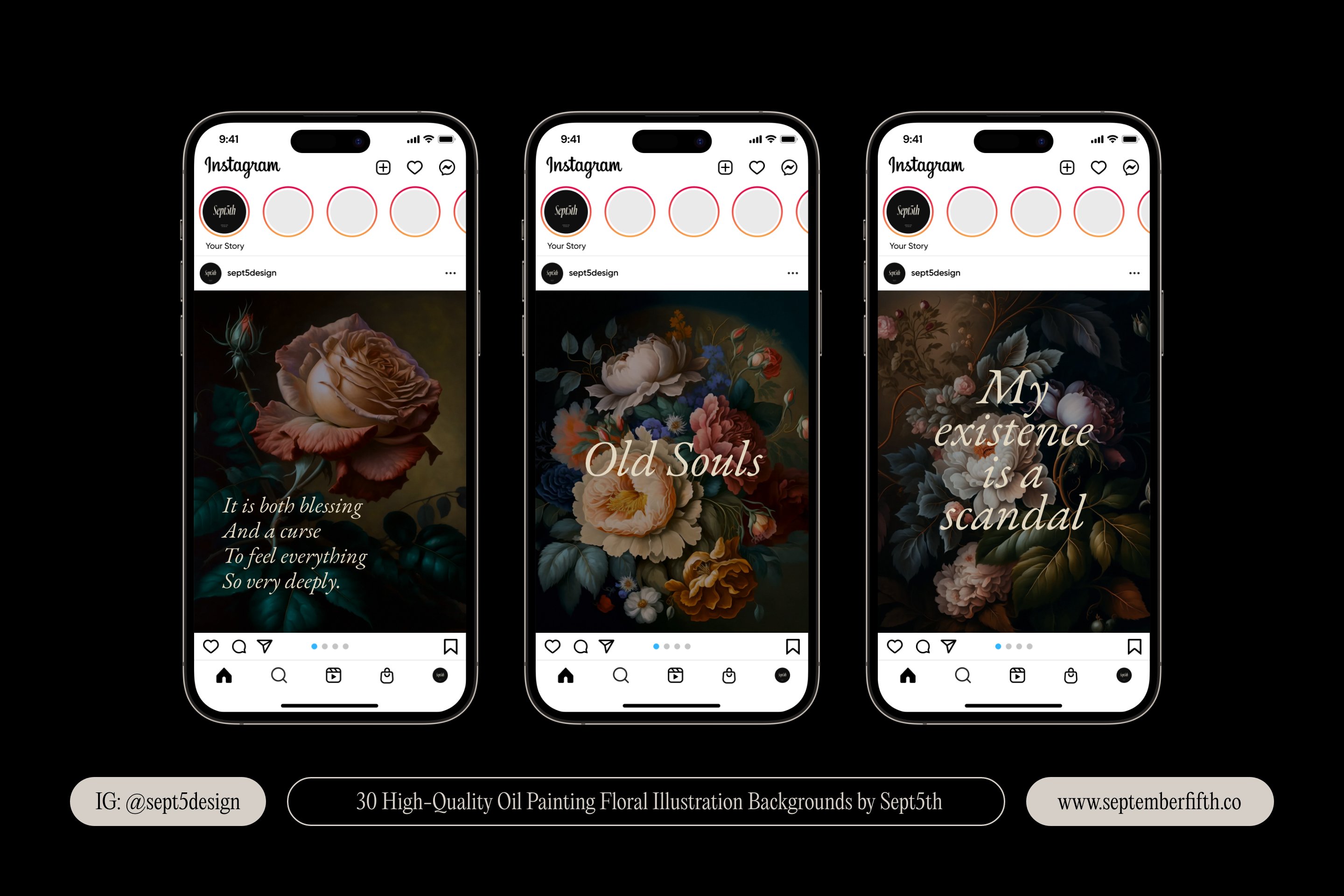 These floral illustrations has a responsive and mobile friendly design.