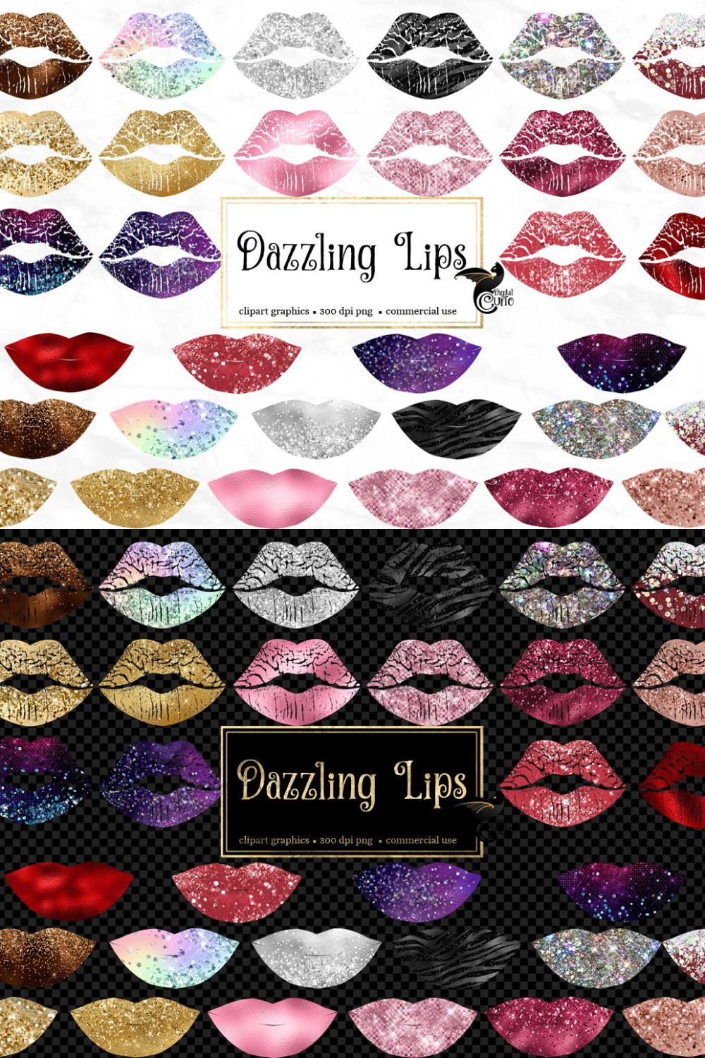 Dazzling Lips Clipart - Pinterest.