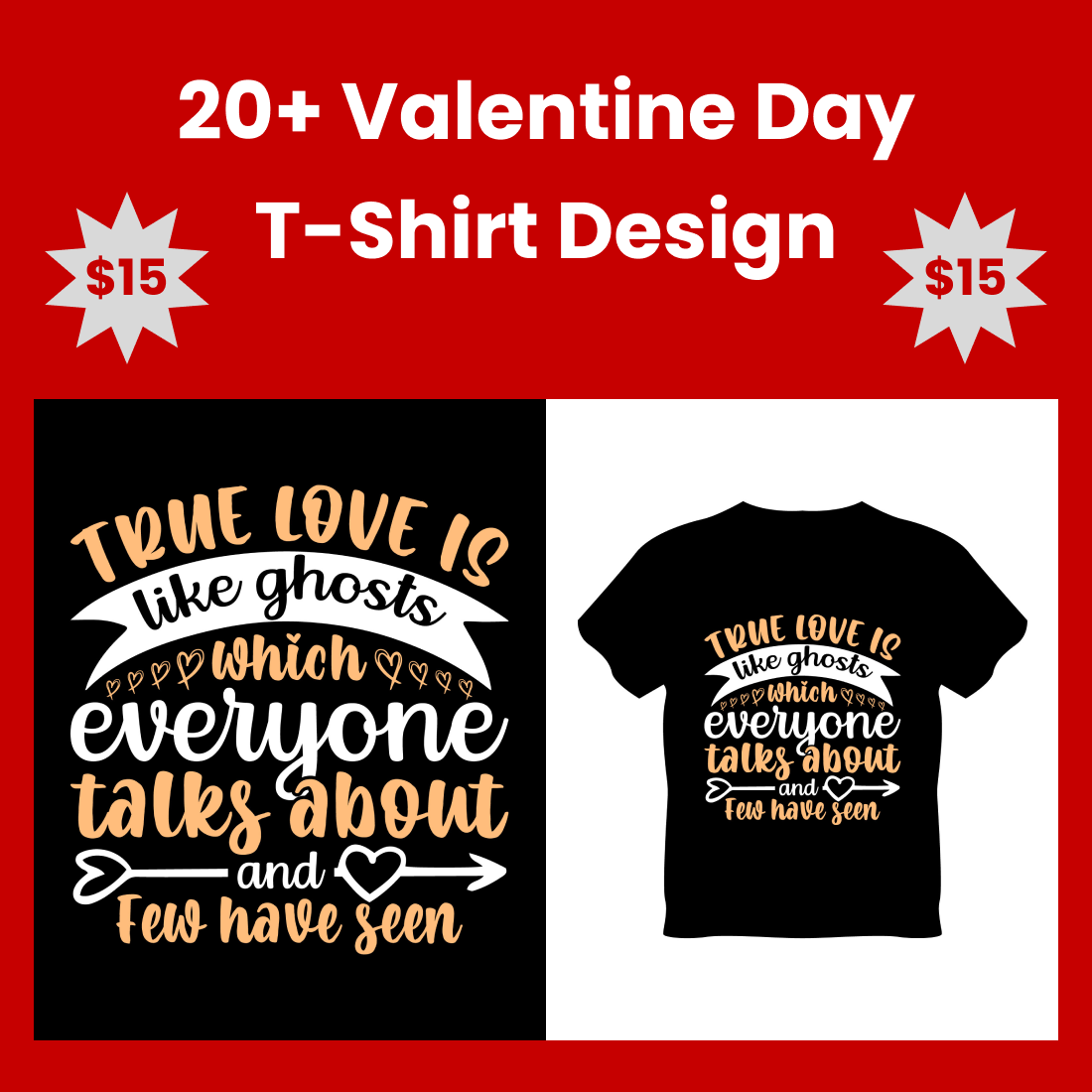 We are create modern, creative, unique, simple, clean, typography and custom t-shirt design for you. If you are for personal use I will provide $15. cover image.