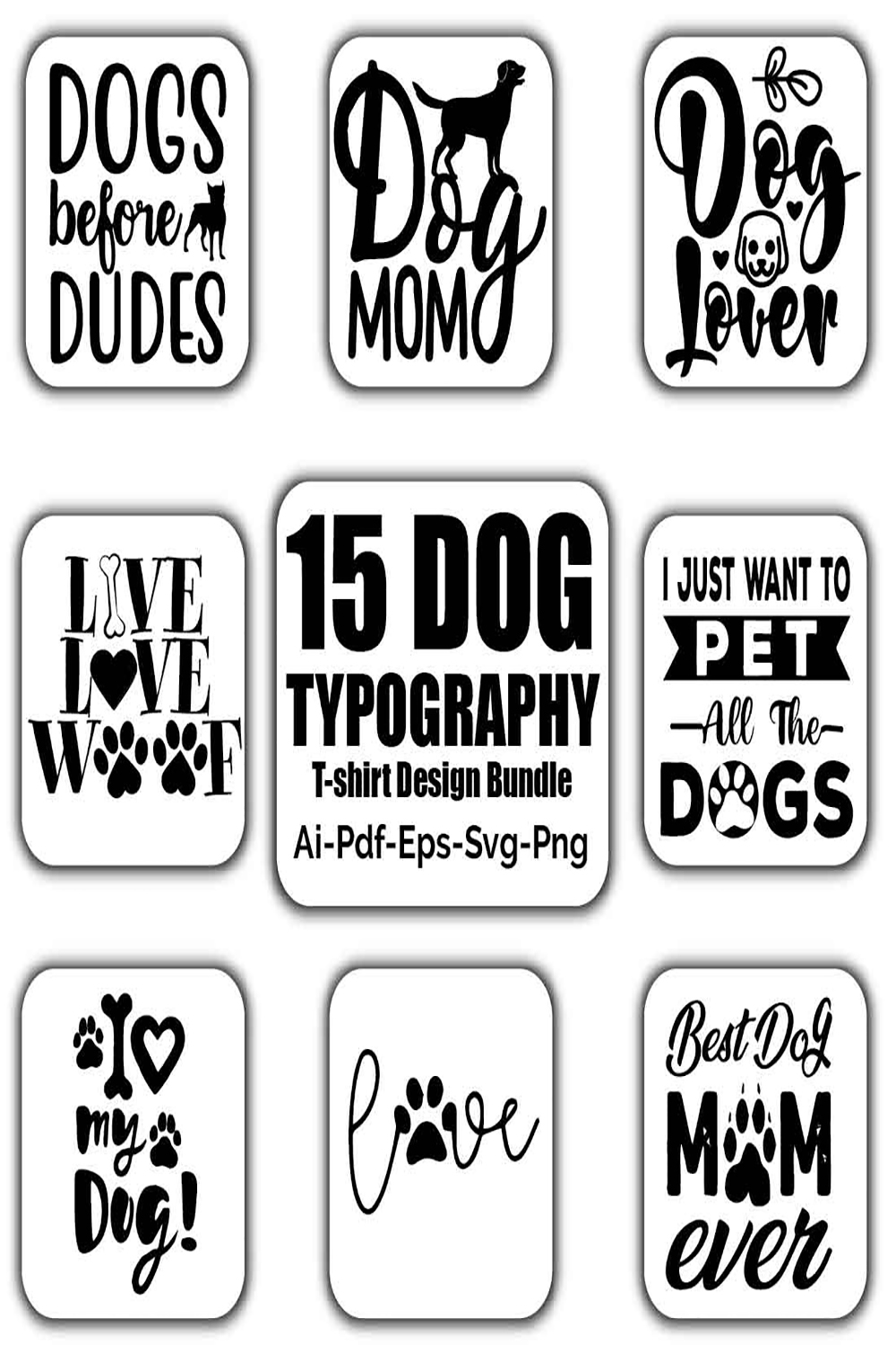 dog t shirt design bundle 230