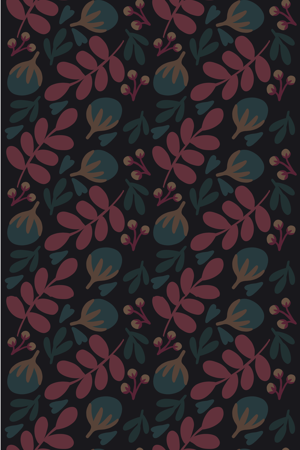 Stylish Flower Pattern Set Design pinterest image.