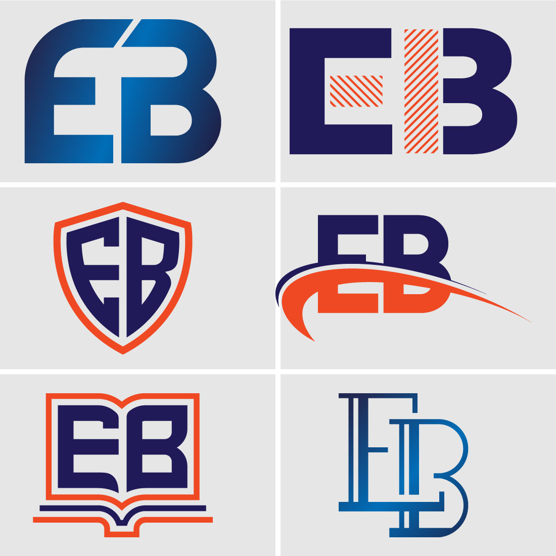 EB letter logo. Unique attractive creative modern initial BE EB or E B  initial based letter icon logo 5425025 Vector Art at Vecteezy