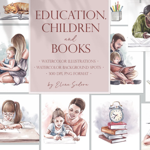 Education. children and books png main image preview.