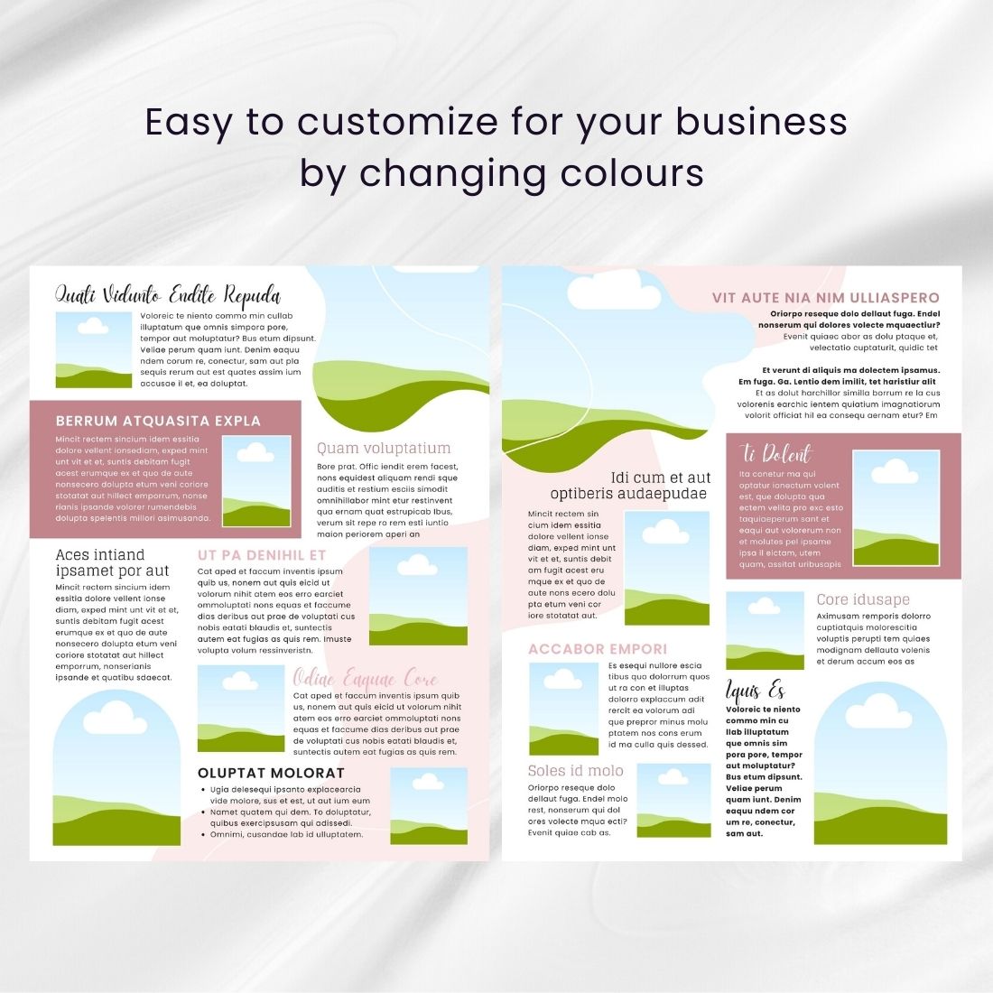 elevate your professional brand with our customizable canva newsletter template for business women 10 347