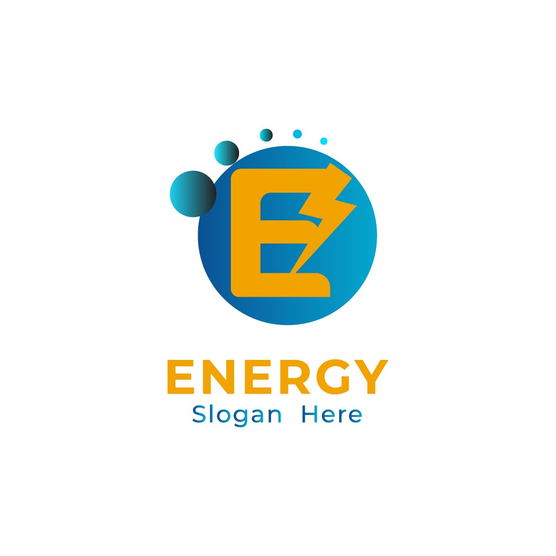E Energy Logo Template.
