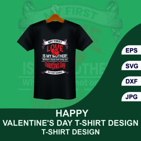 Happy Valentine Day T-Shirt Design.