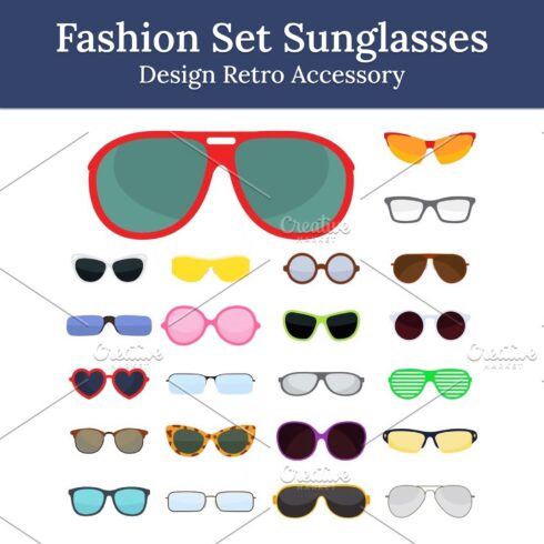Fashion set sunglasses main cover.