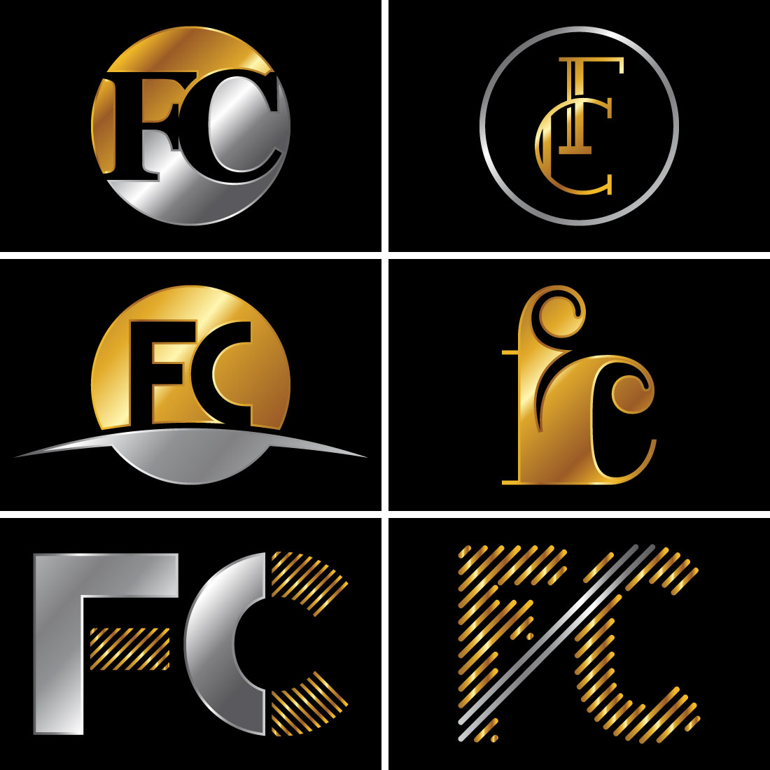 Initial FC Logo monogram design template. Simple elegant shape style modern  logo Stock Vector Image & Art - Alamy