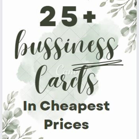25+ Business Card Easily Editable main cover