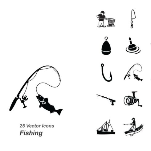 Fishing Vector Icons Main Cover.