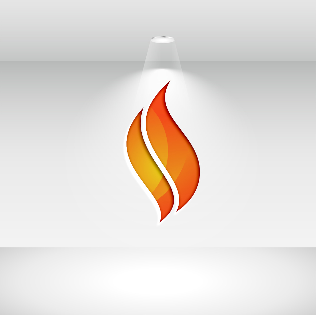 Minimalistic Fire Icon Design Vector Illustration preview image.