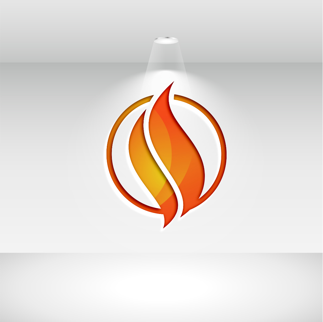 Fire Flame Logo Design Vector Illustration preview image.