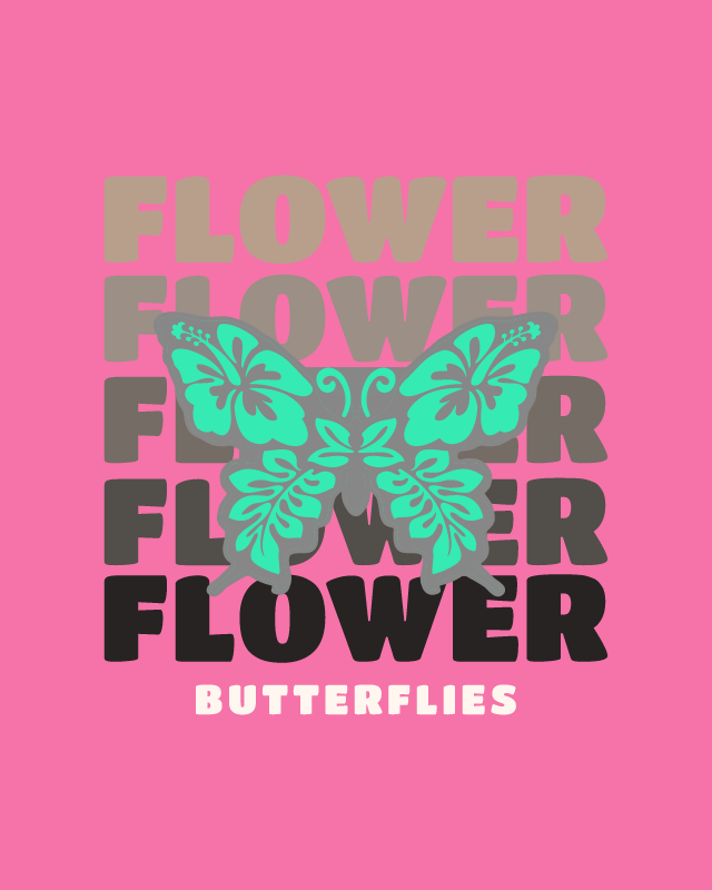 flower butterflies 468