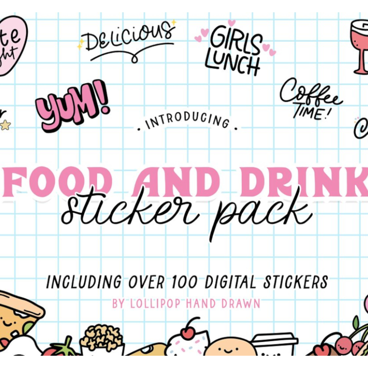 Food And Drink Sticker Pack.