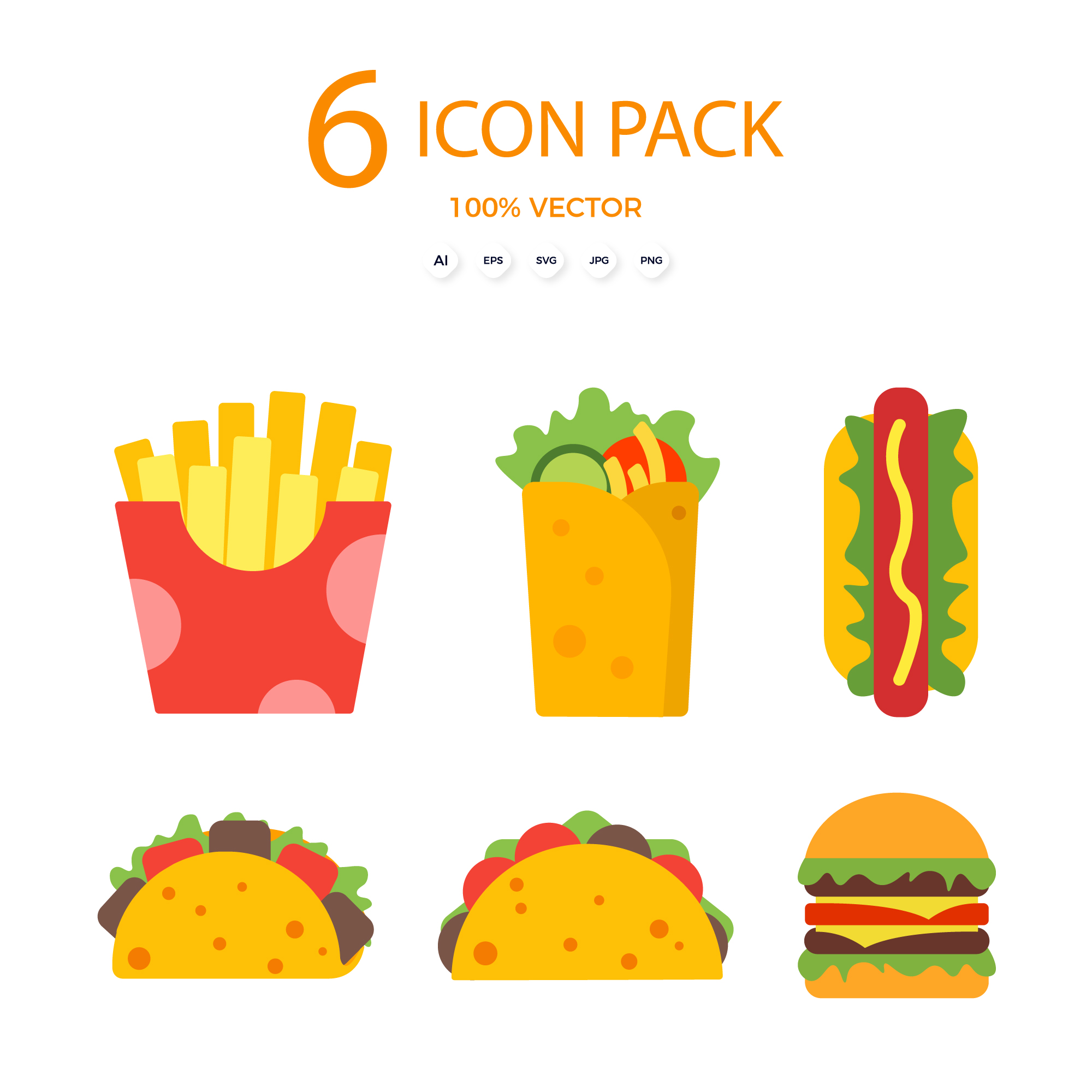 Food Icon Pack main cover