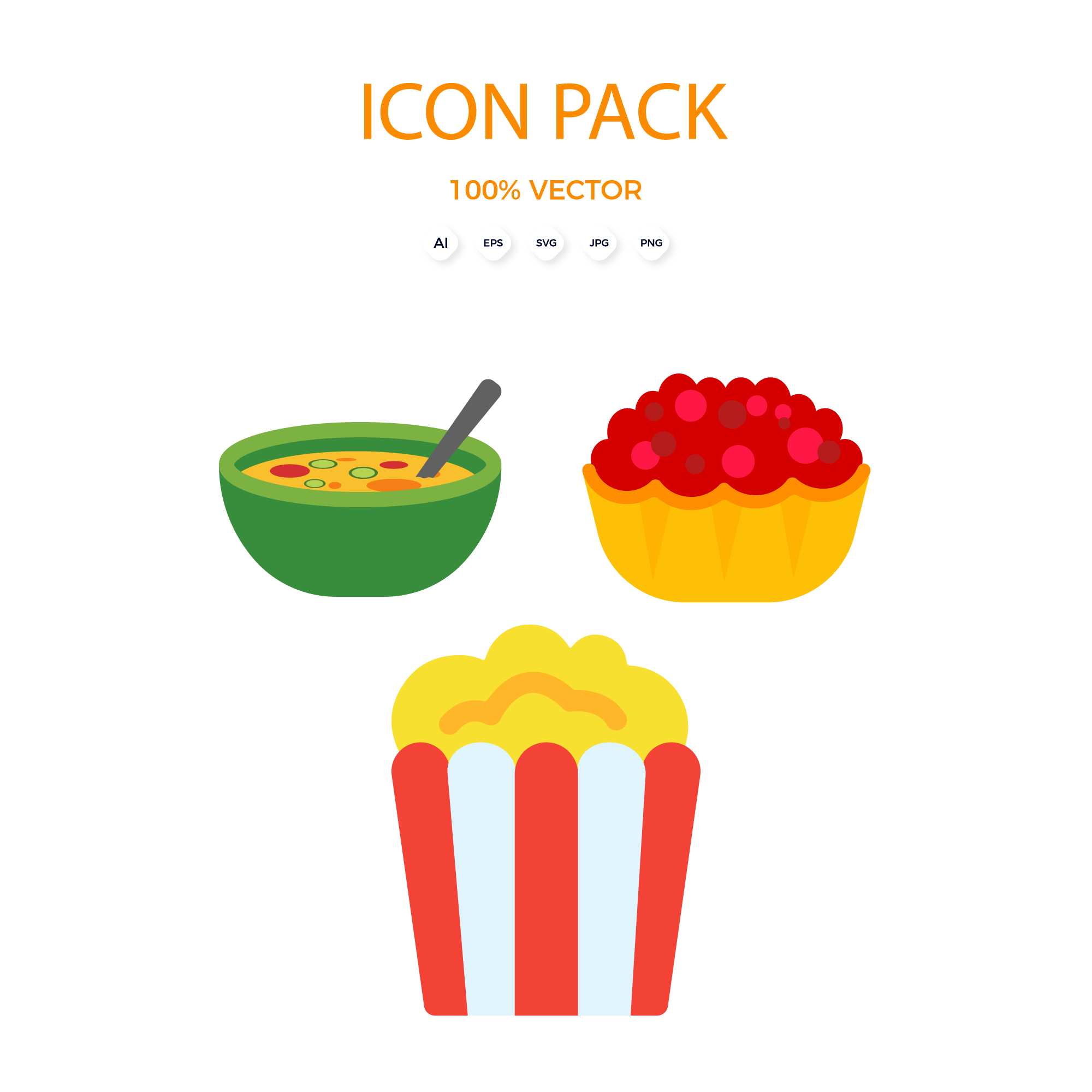 Food Icon Pack main cover