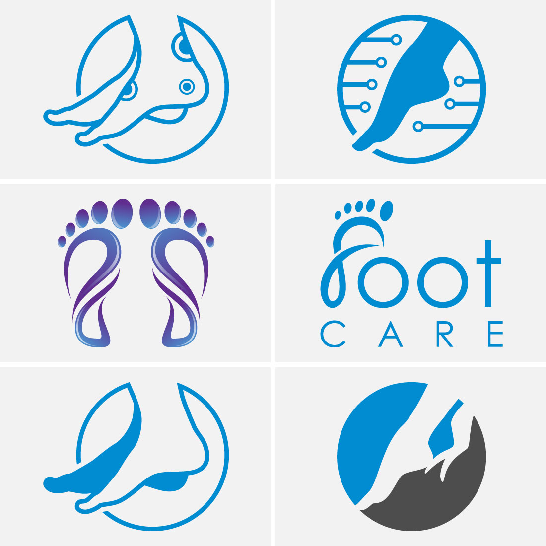 Foot Care Logo Design image preview.