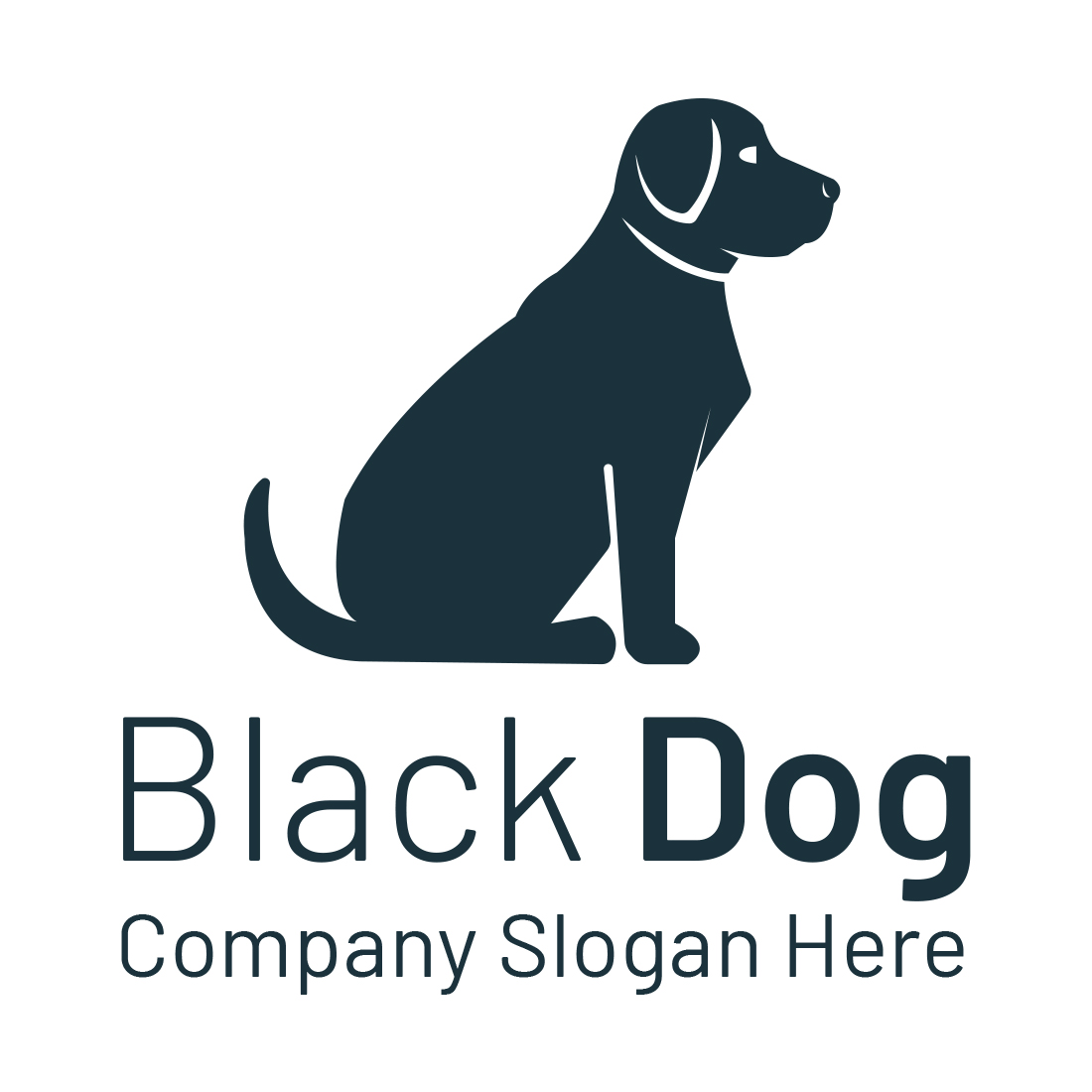 Dog Logo Template main image.