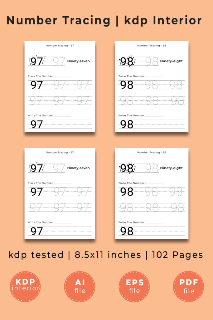 Number Tracing | kdp Interior - MasterBundles