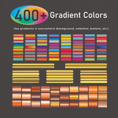 400+ Premium Gradient Colors Pack image cover.